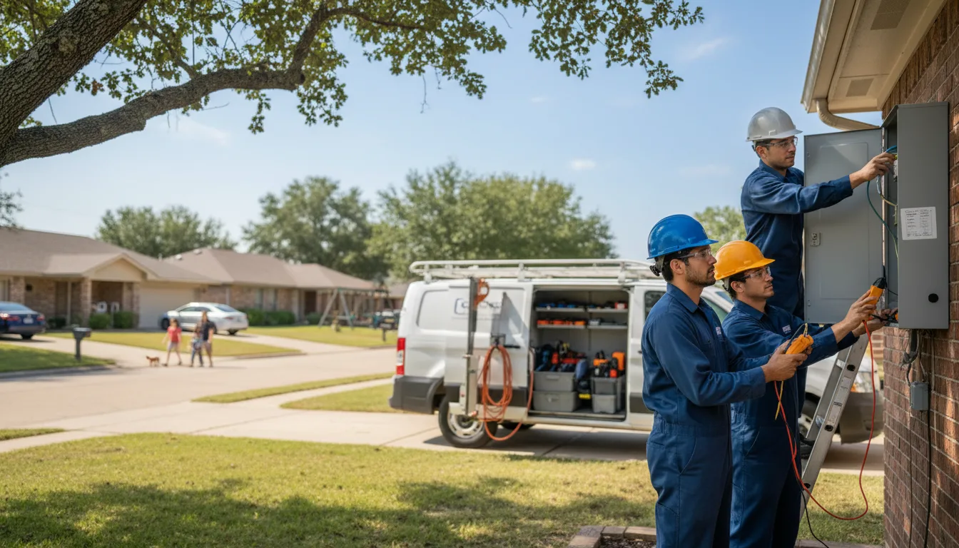 Certified electrician providing emergency electrical services in Woodhull, IL
